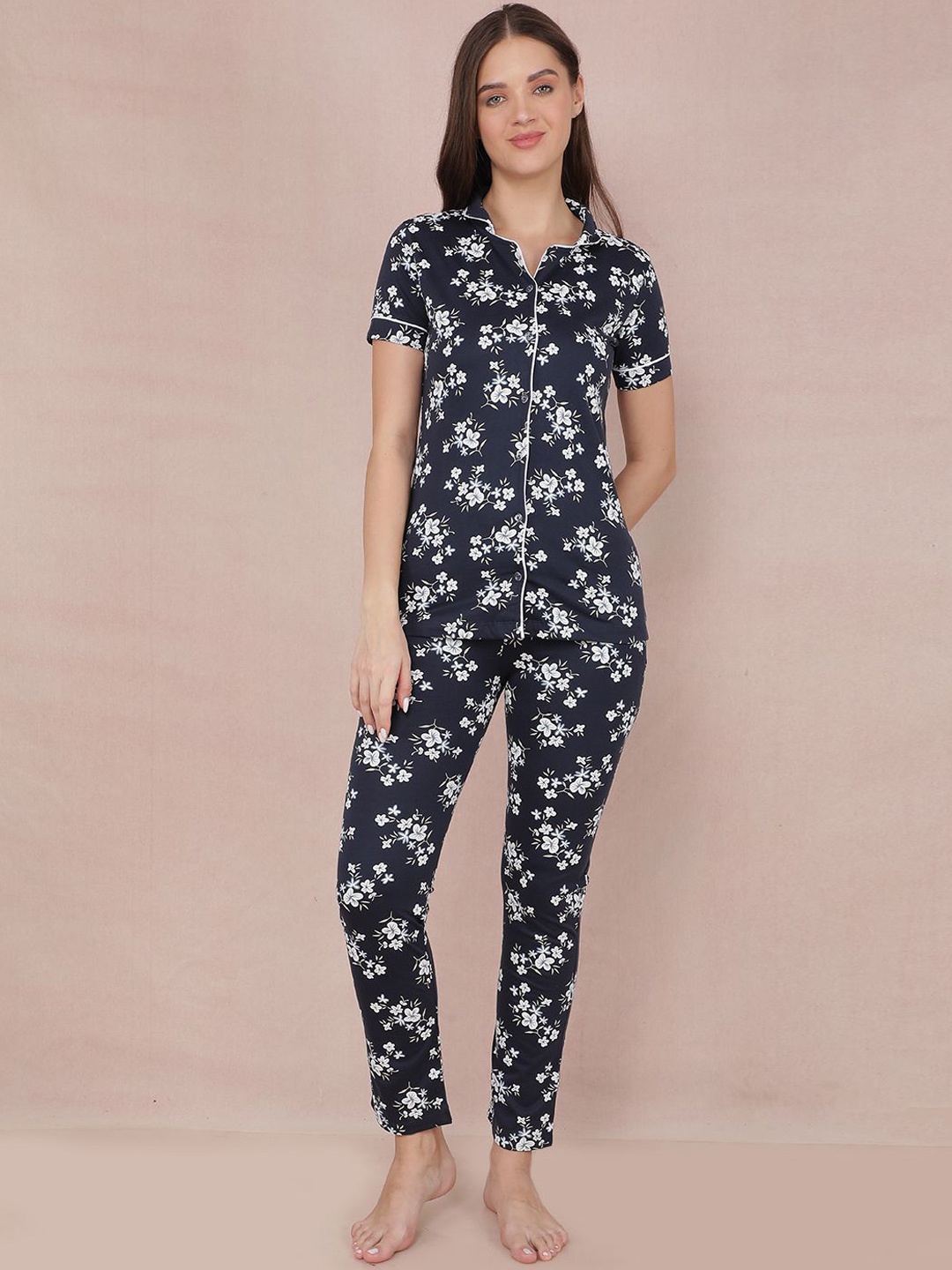

Dollar Missy Women Printed Night suit, Blue