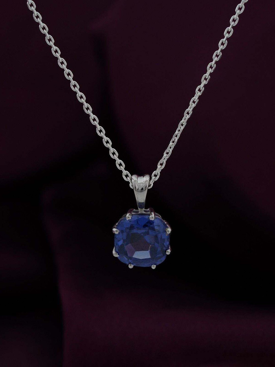 

Zalkari Rhodium-Plated Sterling Silver Circular Cubic Zirconia Pendant