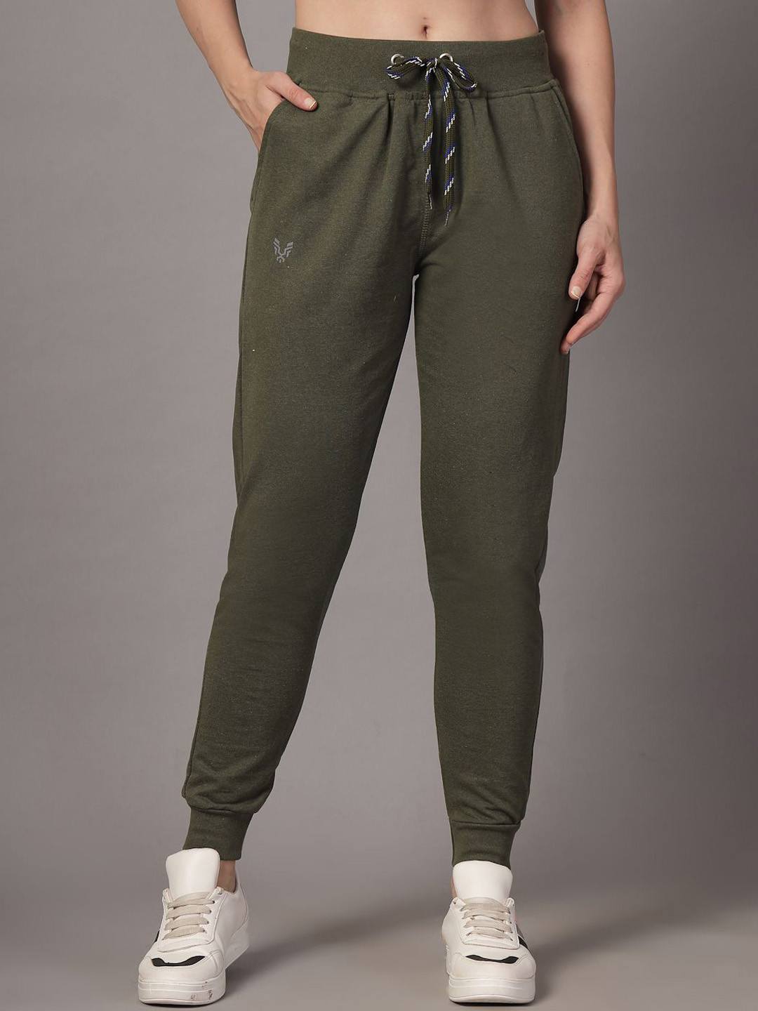 

UZARUS Women Regular Fit Winter Joggers, Green