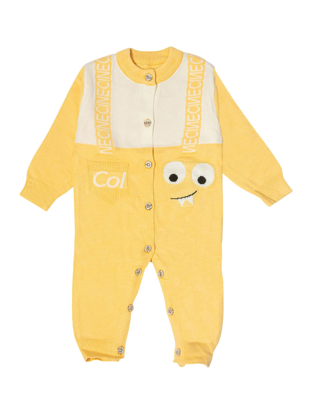 

Bold N Elegant Infants Full Length Winter Romper, Yellow