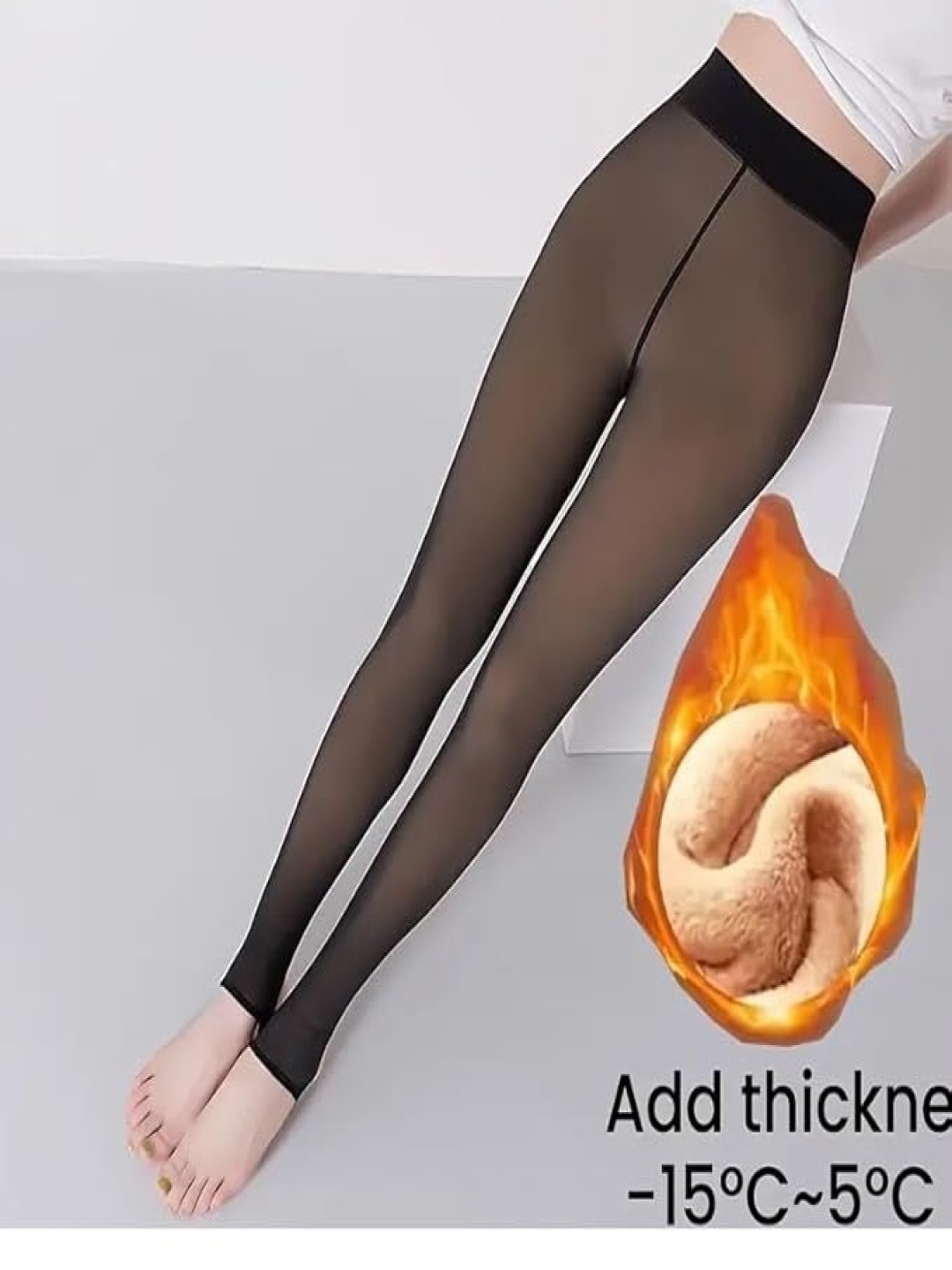 

BRACHY Girls Ultra Soft Cotton Stockings, Black