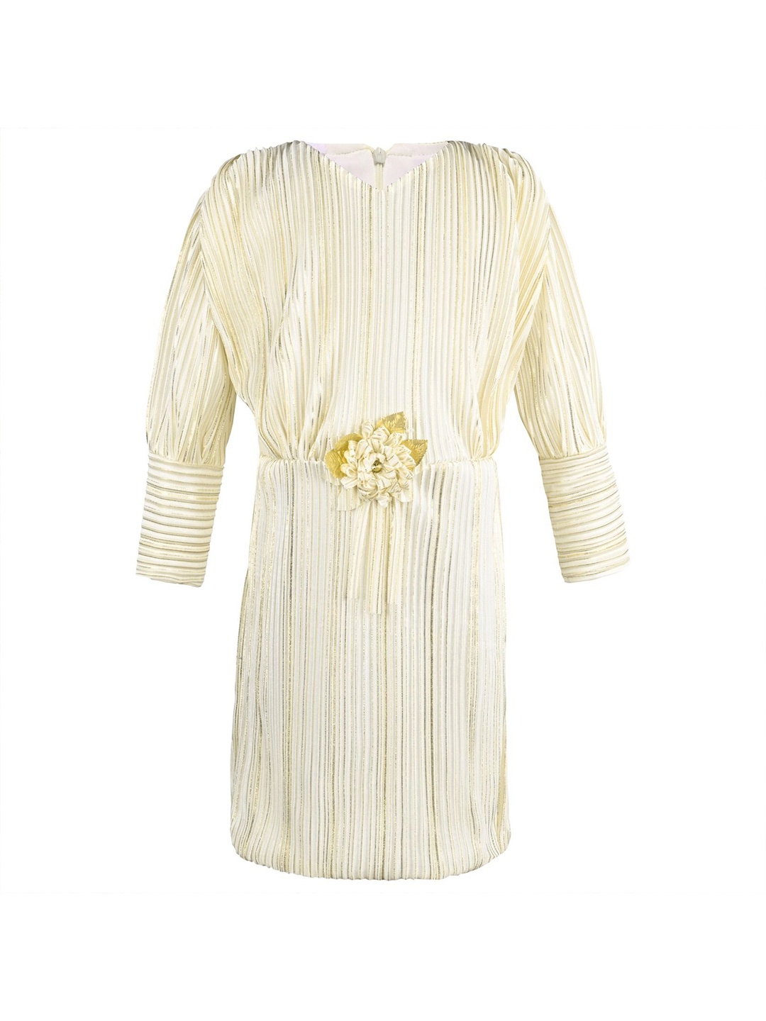 

Wish Karo Girls Round Neck Sheath Dress, Cream