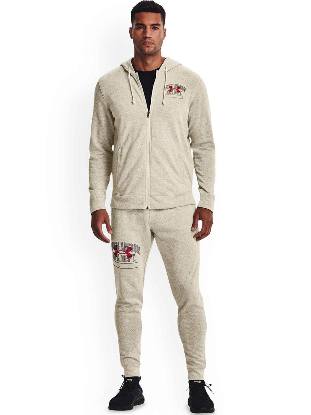

UNDER ARMOUR Men Rival Athletic Department Cotton Joggers, Cream