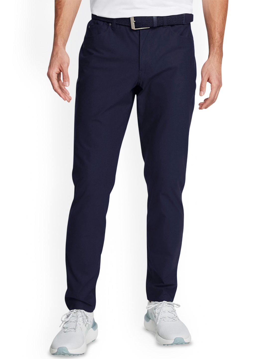 

UNDER ARMOUR Men Tips Mid Rise Trousers, Blue