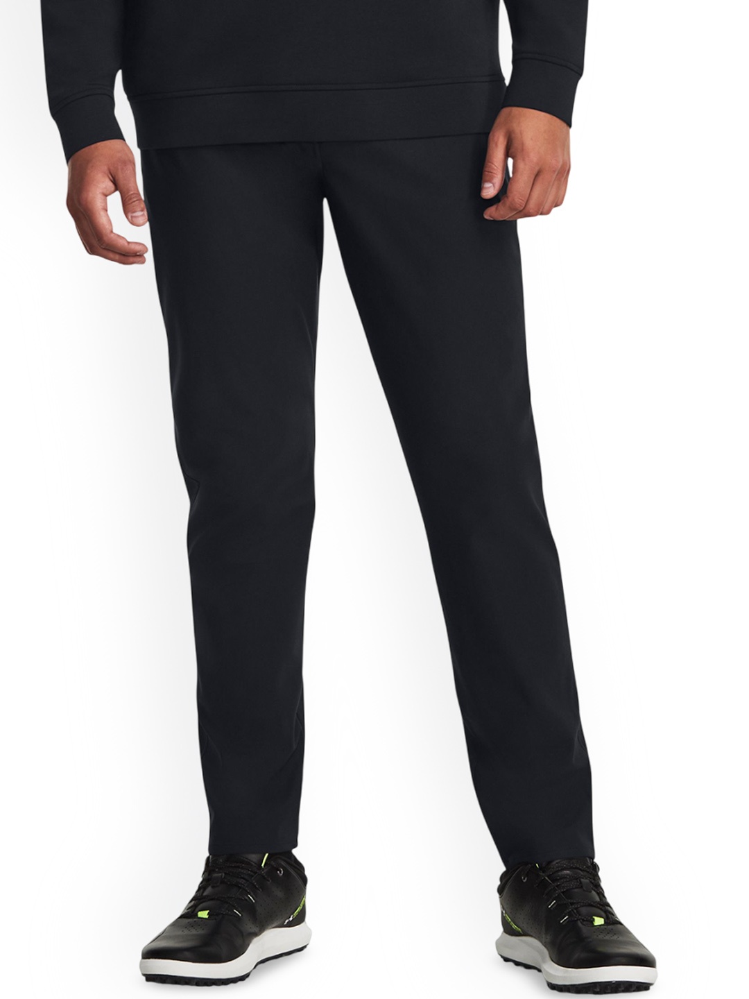 

UNDER ARMOUR Men UA Tour Mid-Rise Track Pants, Black