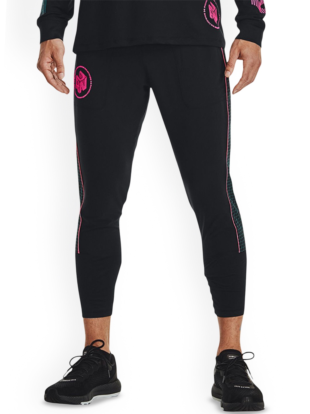 

UNDER ARMOUR Run Anywhere Slim Fit Ankle Length Tights, Black