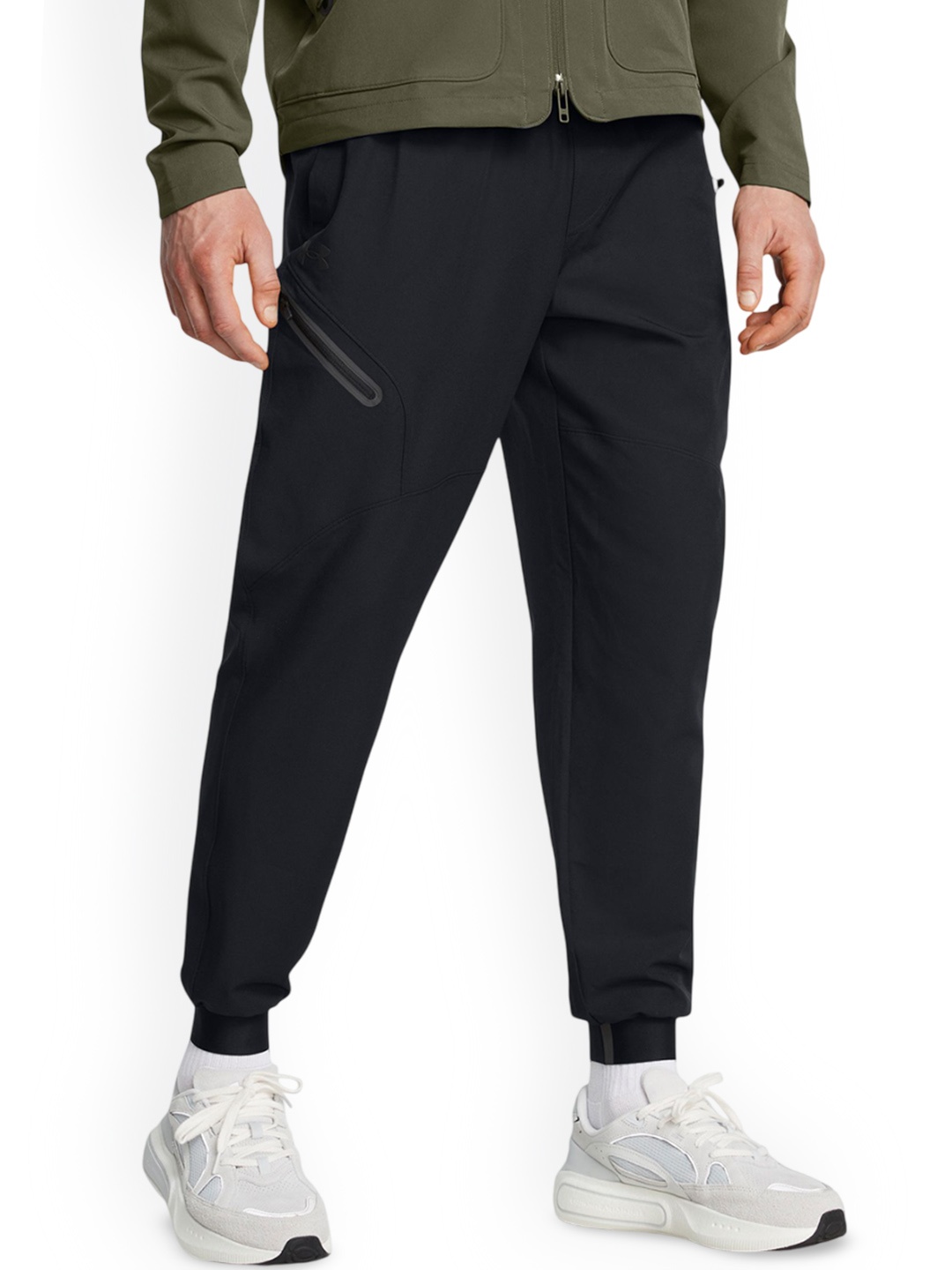 

UNDER ARMOUR UA Unstoppable Men Straight Leg Mid Rise Joggers Track Pants, Black
