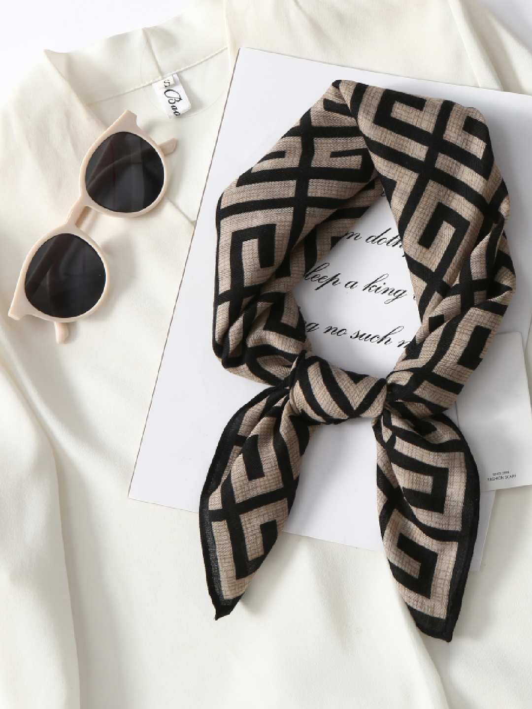 

CrossKulture Women Printed Scarves, Black