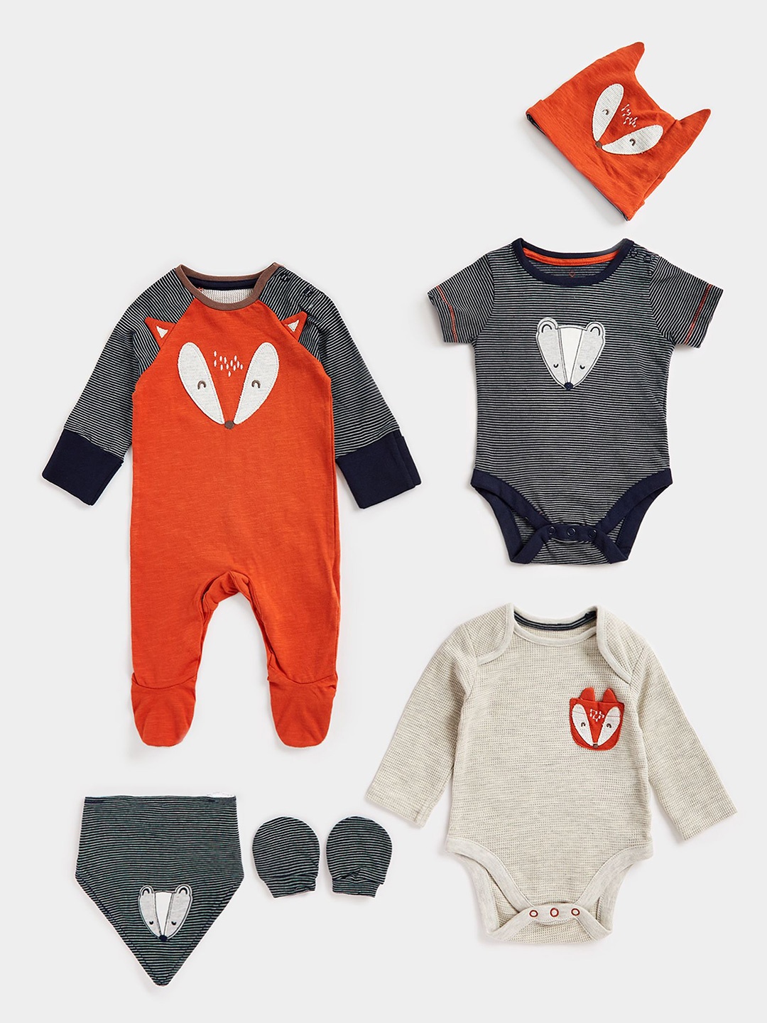 mothercare Boys T-shirt with Trousers, Orange
