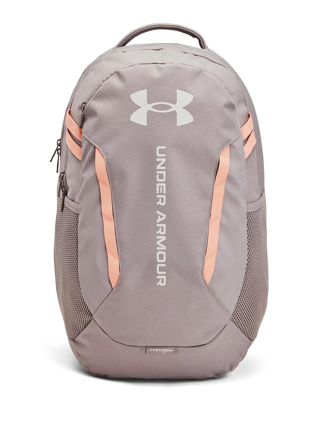 

UNDER ARMOUR UA Hustle 6.0 Unisex Brand Logo Printed Backpack, Grey