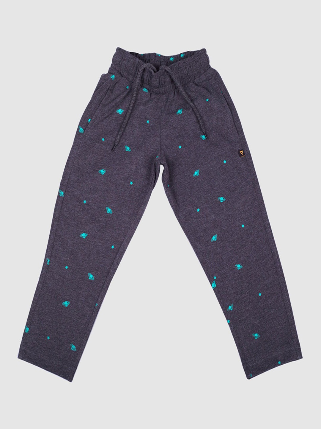 

Bodycare Boys Cotton Graphic Printed Regular Fit Track Pants, Grey
