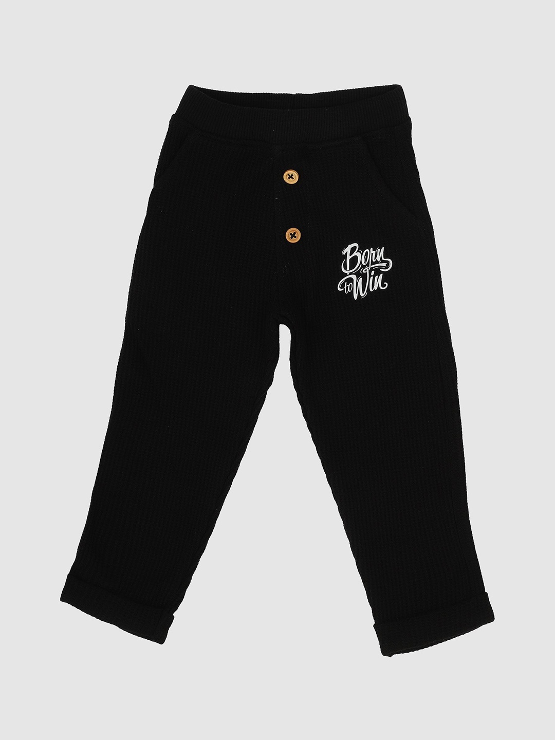 

Bodycare Boys Regular Fit Cotton Track Pants, Black