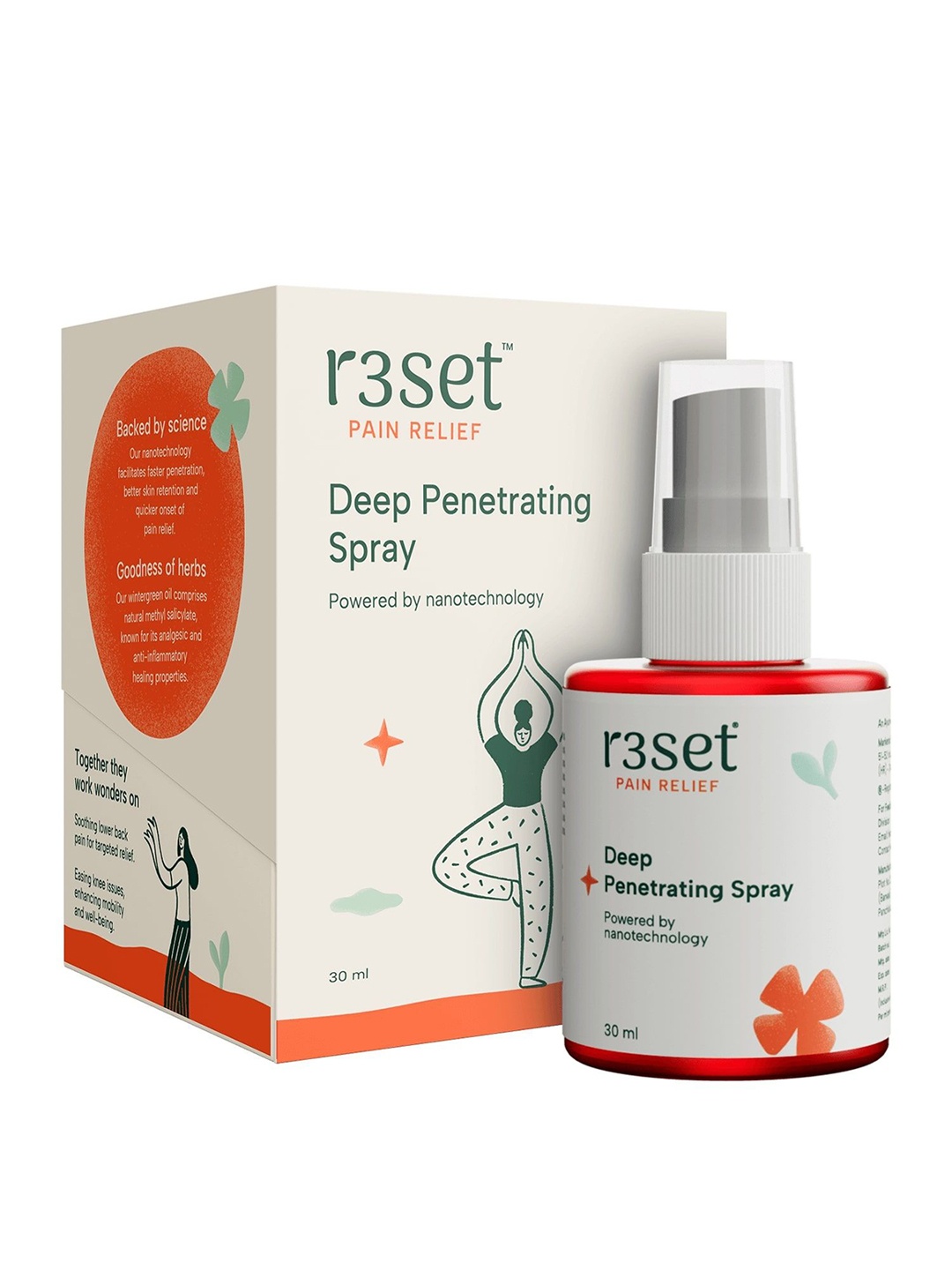 

R3SET Instant Relief Spray - 30ml, Red