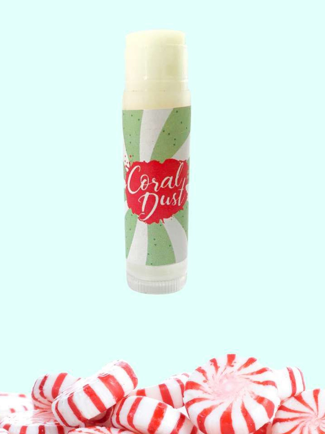 

Coral Dust Lush Lip Balm - 5 g - Mint, White