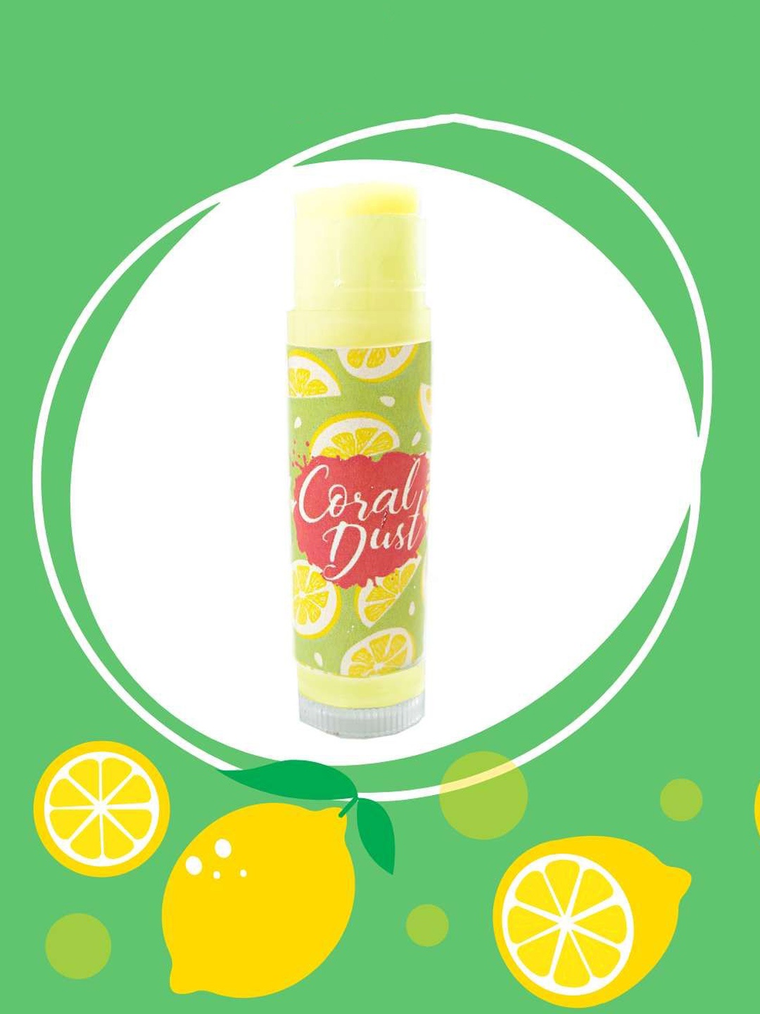 

Coral Dust Lush Lip Balm - 5 g - Lemon, Yellow