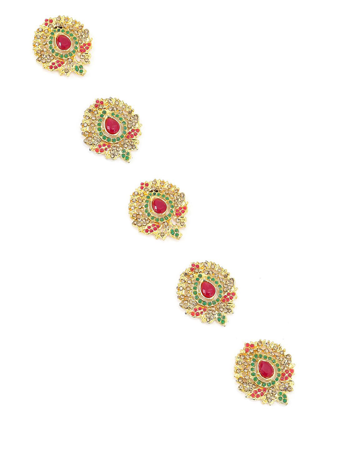 

Krelin Women Set of 5 Hair Accessory Set, Gold