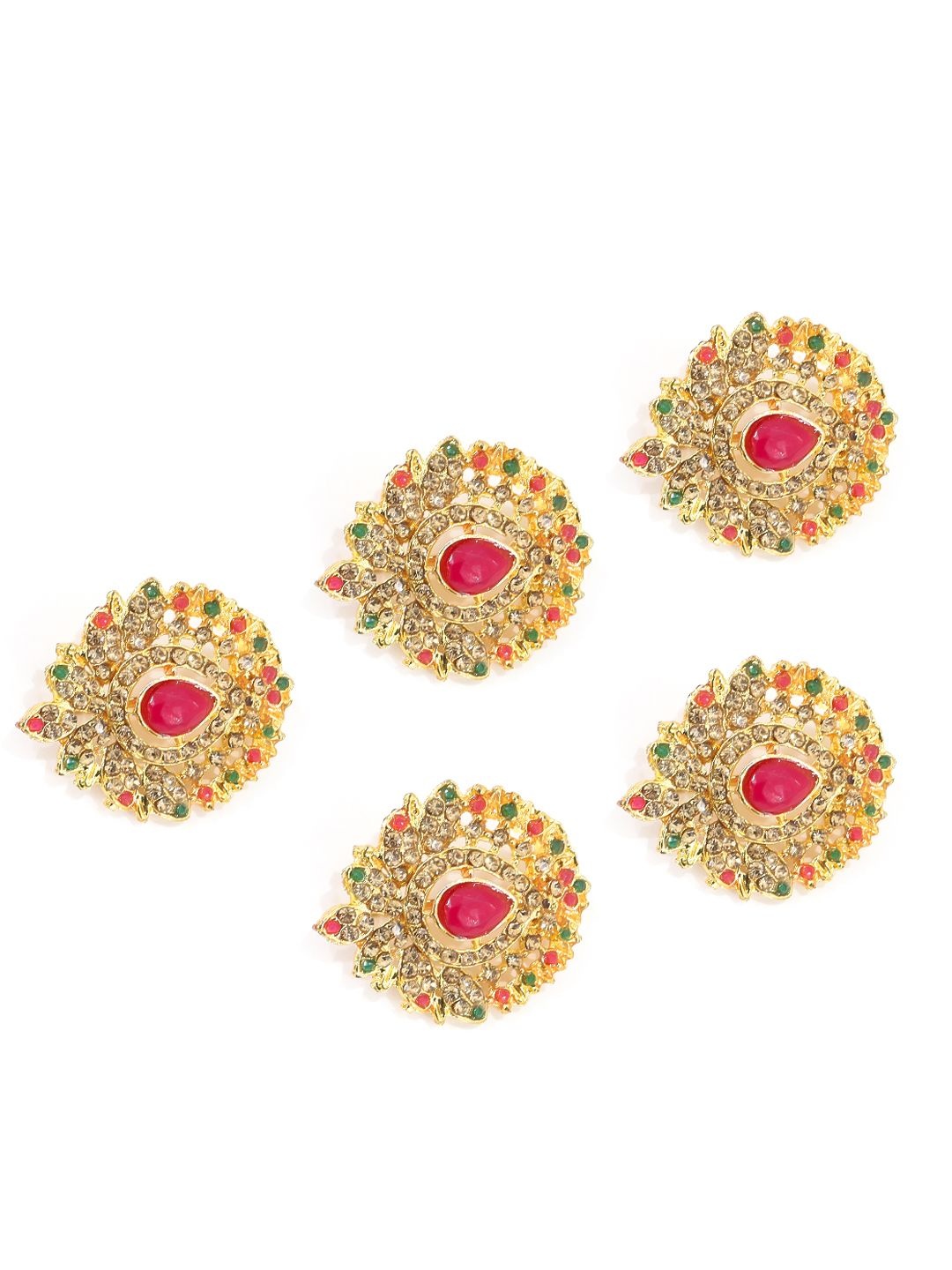 

Krelin Women 5 Pcs Hair Accessory Set, Gold