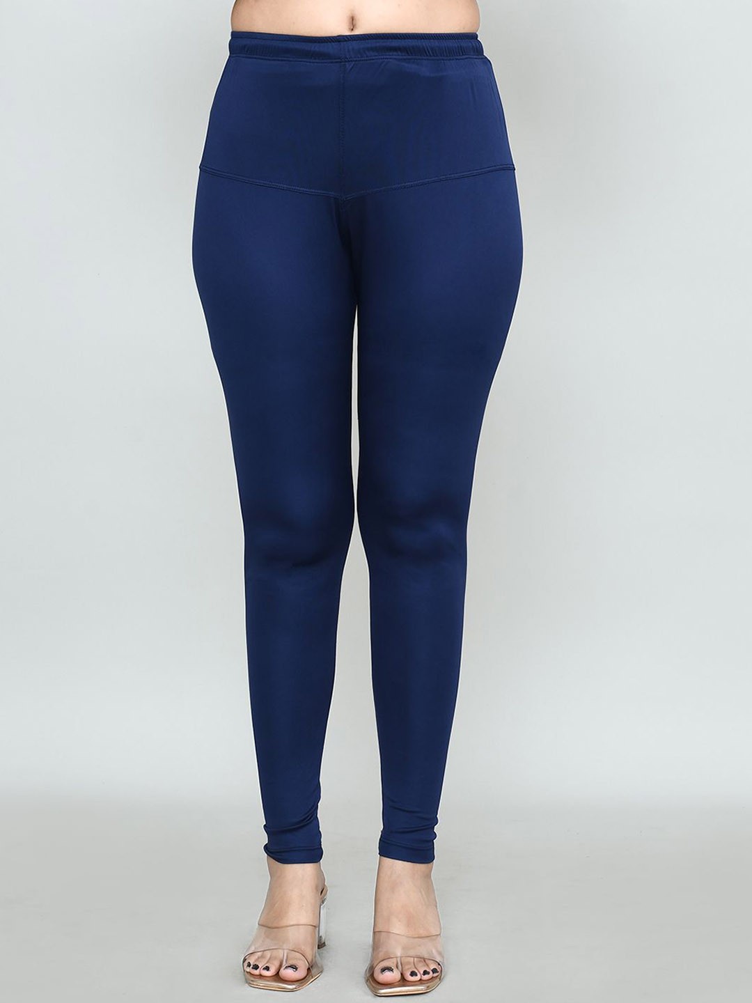

RAPL Women Cotton Blend Breathable Churidar Length Leggings, Blue