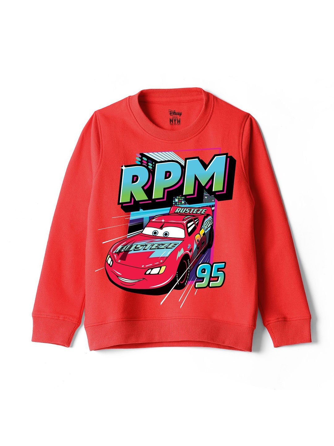 

Wear Your Mind Boys Printed Pullover Sweatshirt, Red
