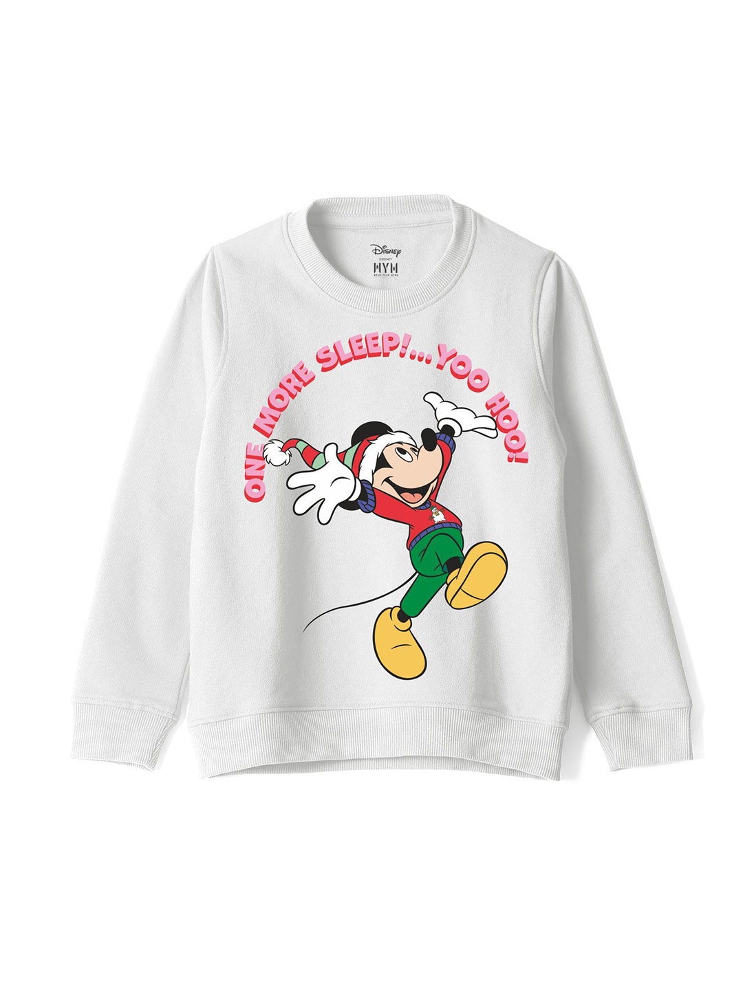 

Wear Your Mind Boys Printed Sweatshirt, White