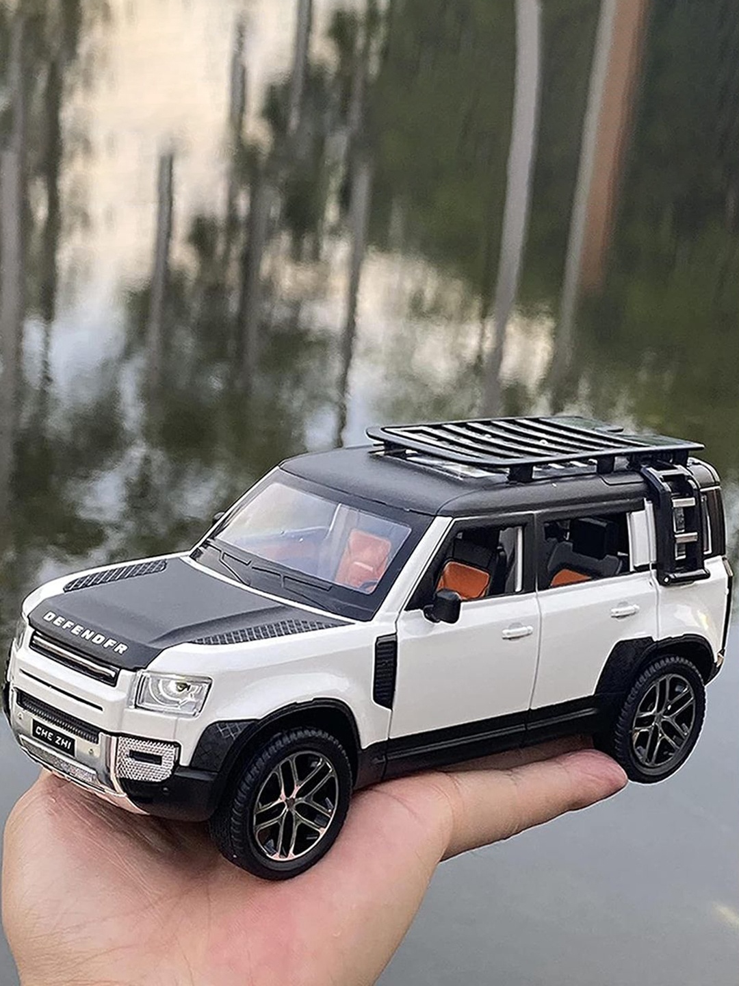 

DEZICON Kids Diecast Model Defender Toy Car, Silver