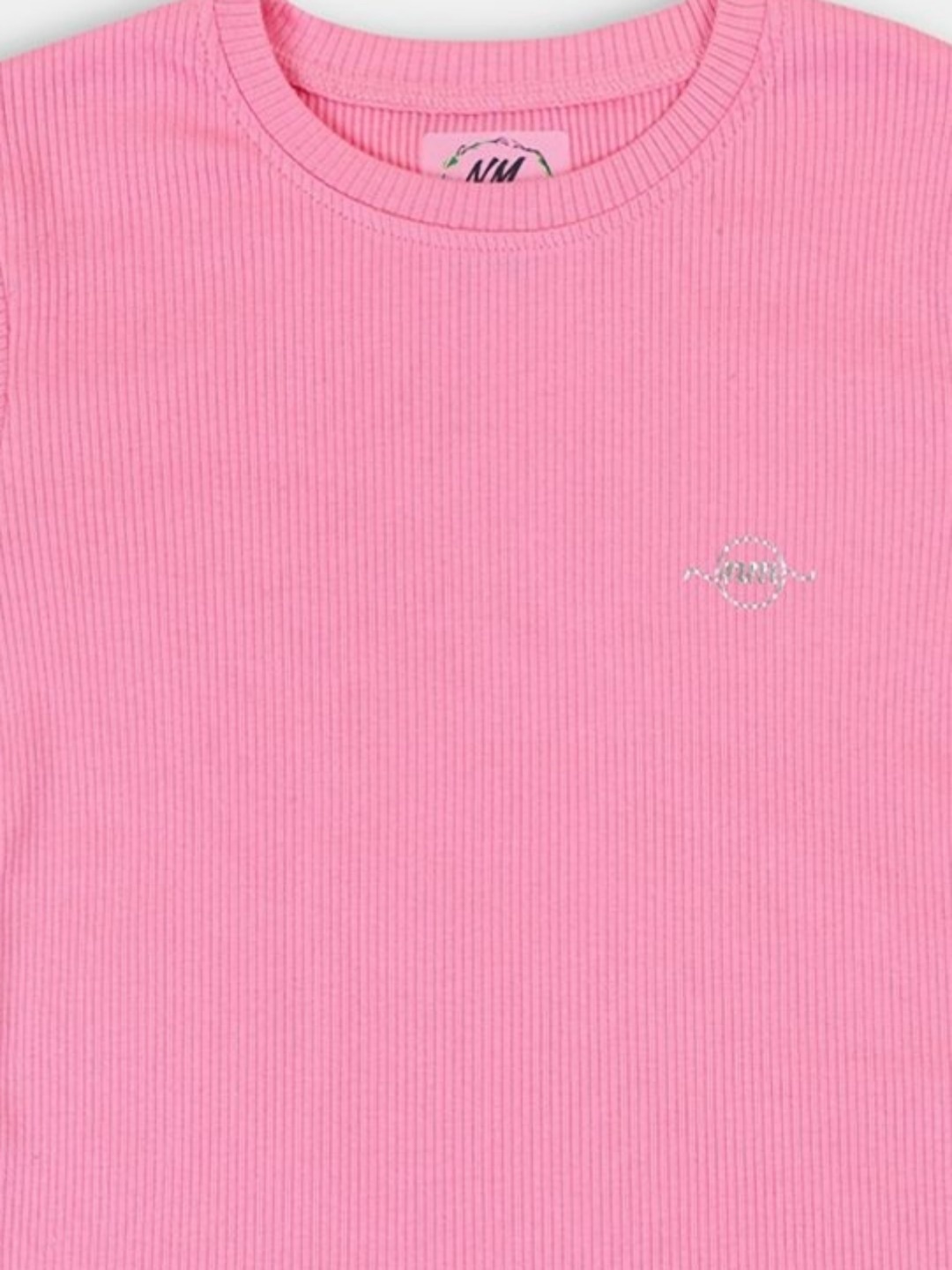 

PAMPOLINA Girls Typography Printed Cotton Casual T-shirt, Pink