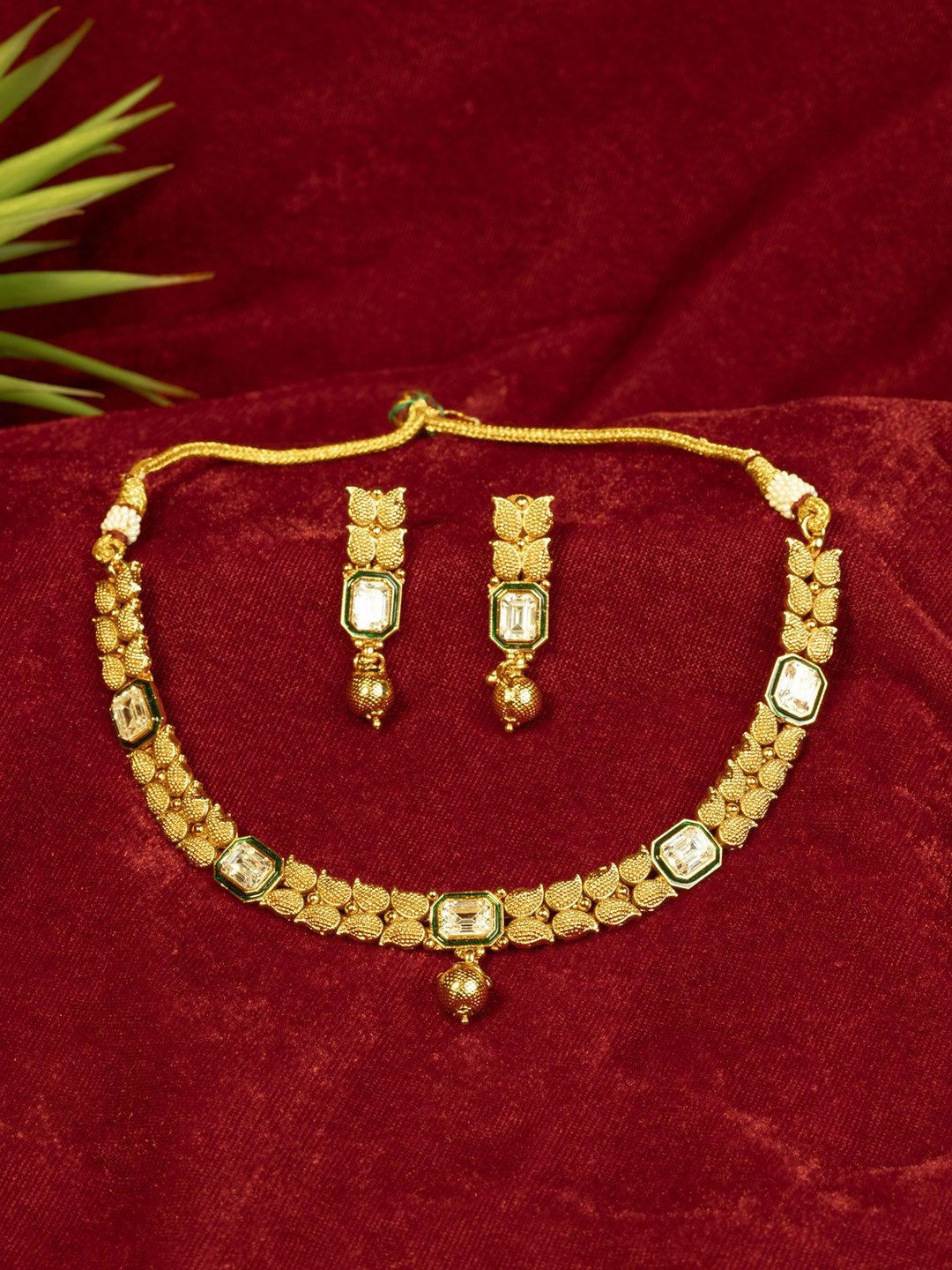 

GOLD CASH 22K Gold Necklace Set 55.0g