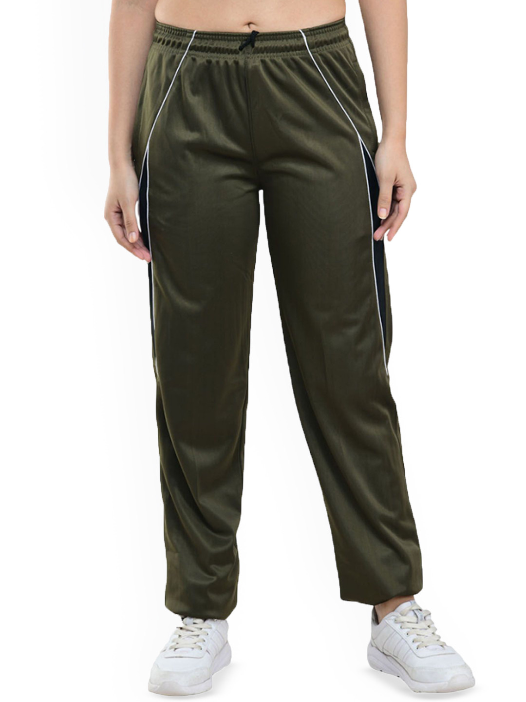 

IndiWeaves Women Regular Fit Track Pants, Sea green