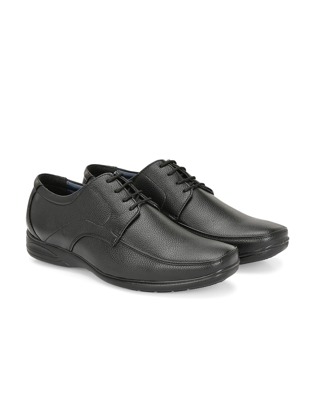 

Azzaro Black Men Formal Derbys Shoes