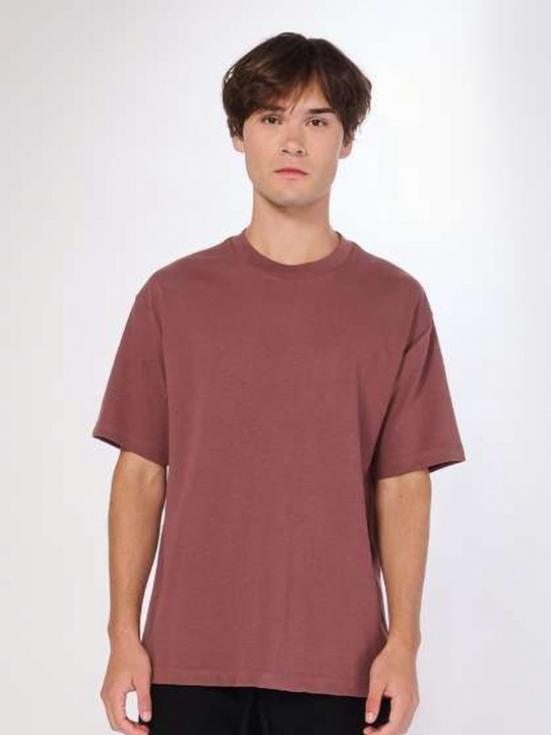 

CELSIUS Men DRI-EASE Moisture Wicking Solid Oversized Casual T-shirt, Rose