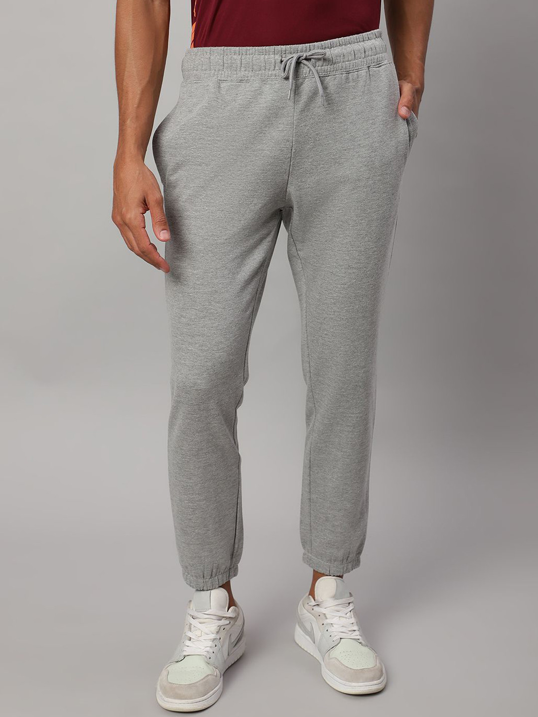

Nimble Men Regular Fit Mid-Rise Jogger, Grey