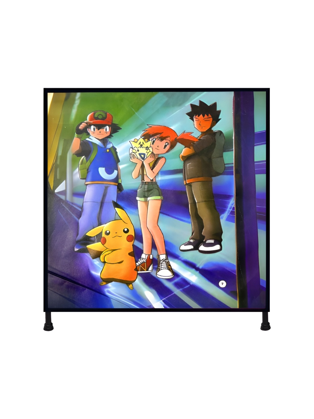 

Rmerchants Grey & Blue Pokemon Printed Water Resistant Multi-Utility Organiser