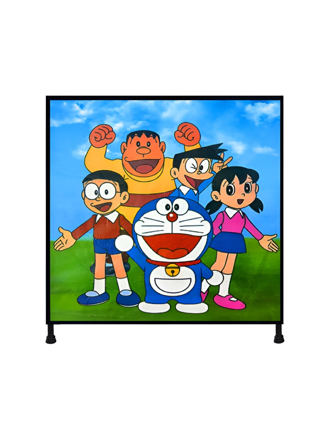 

Rmerchants Blue & Green Doraemon Printed Water Resistant Core Organiser