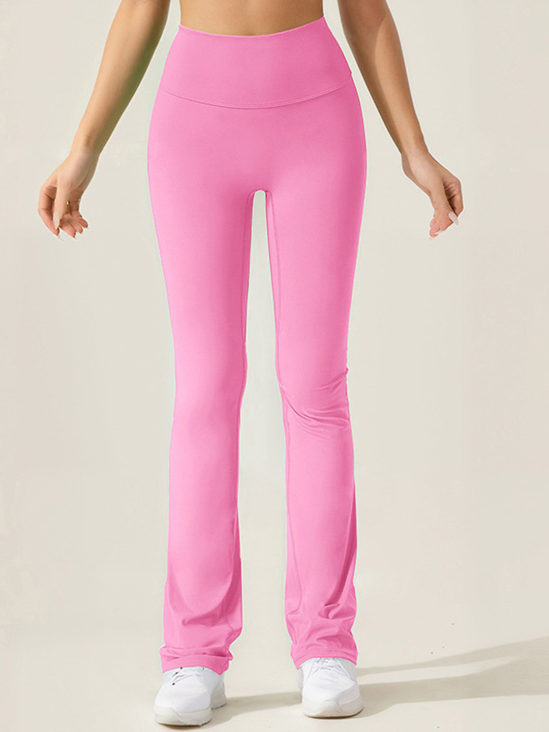 

LULU & SKY Women High-Rise Slim-Fit Gym Tights, Pink