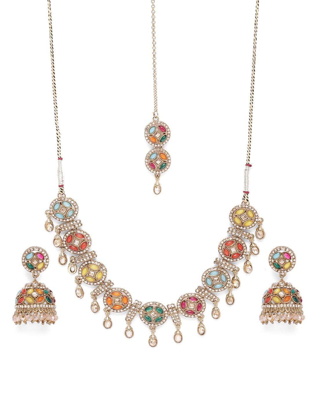 

MEIRA JEWELLERY Gold Plated Pearl Jewellery Set, Multi