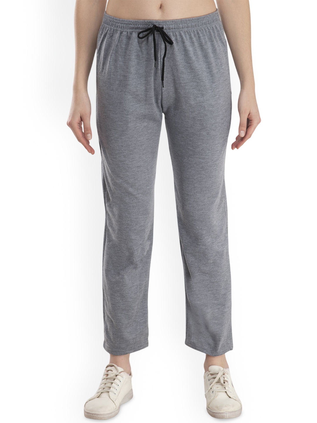 

IndiWeaves Women Regular Fit Track Pants, Grey