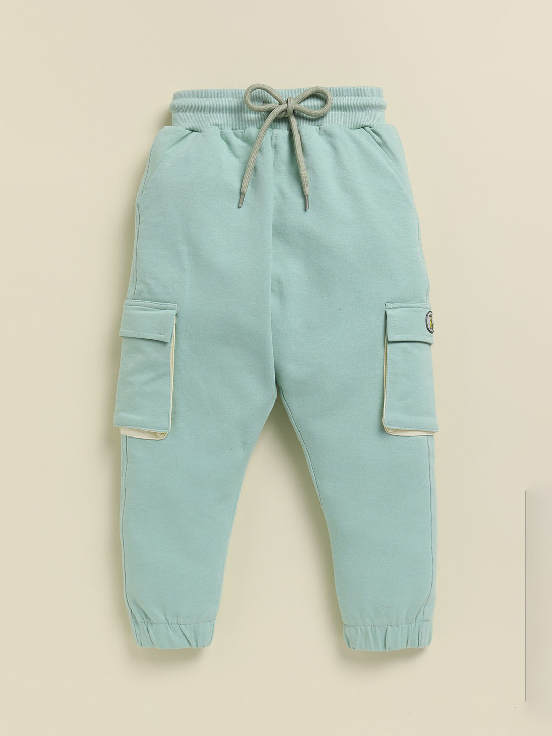 

CRAZYPENGUIN ELITE Boys Cotton Regular Fit Joggers, Green