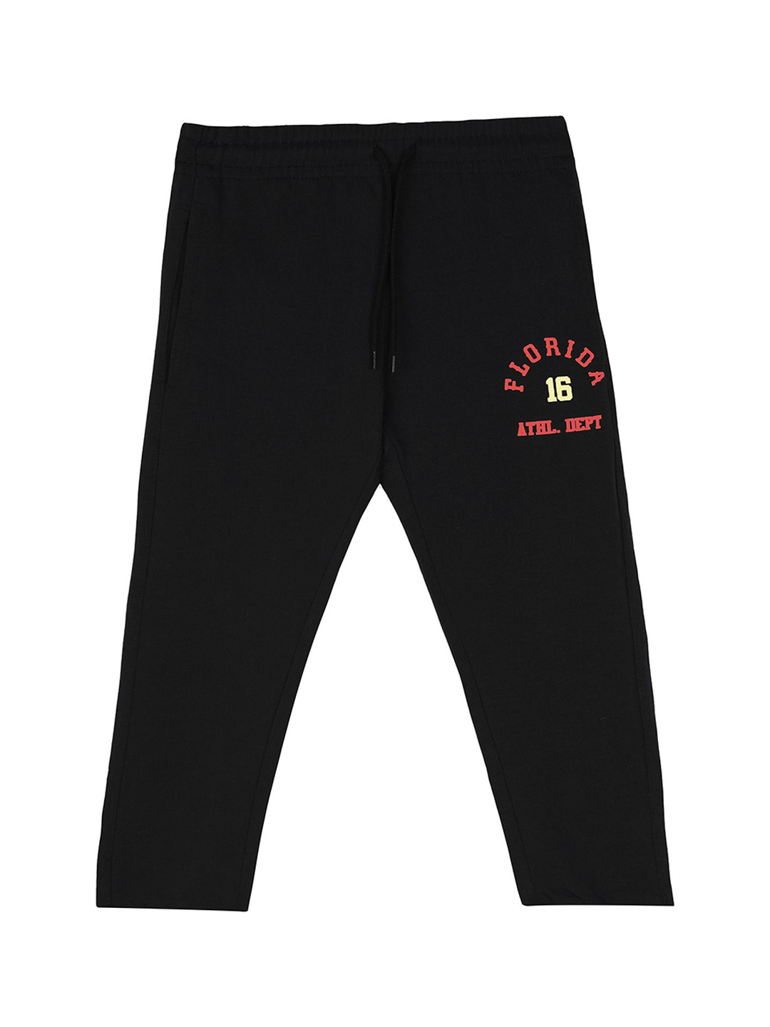 

CRAZYPENGUIN ELITE Boys Cotton Track Pants, Black