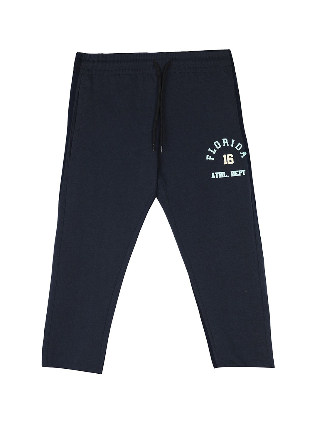 

CRAZYPENGUIN ELITE Boys Regular FitCotton Track Pants, Navy blue