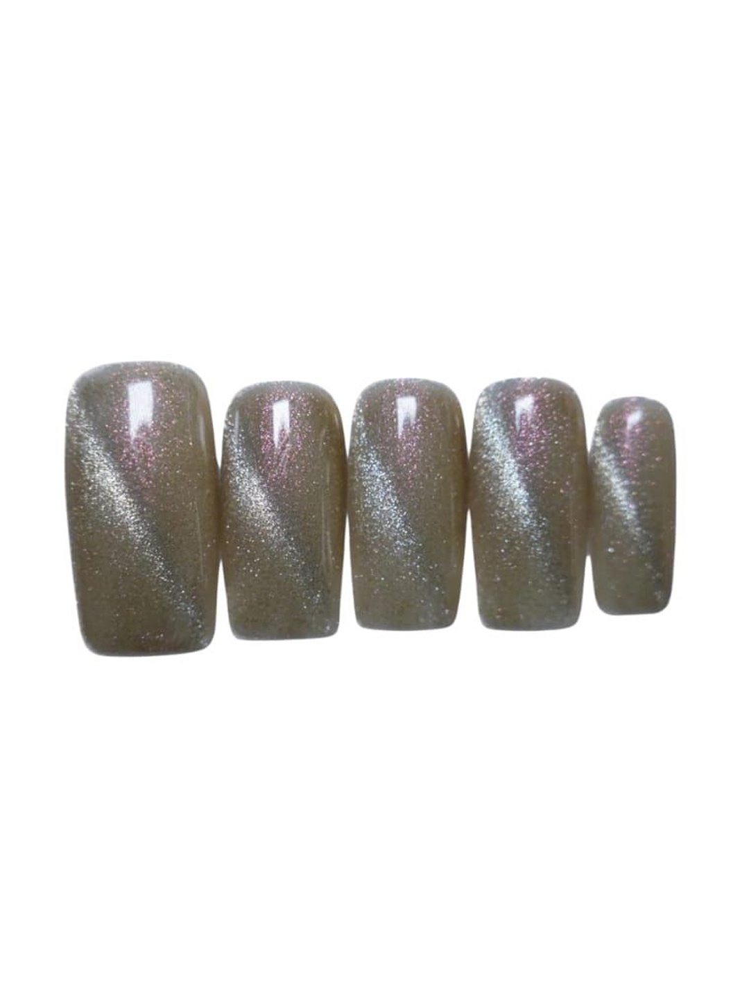 

SOEZI Set Of 24 Artificial Press On Nails Kit - Magento, Gold