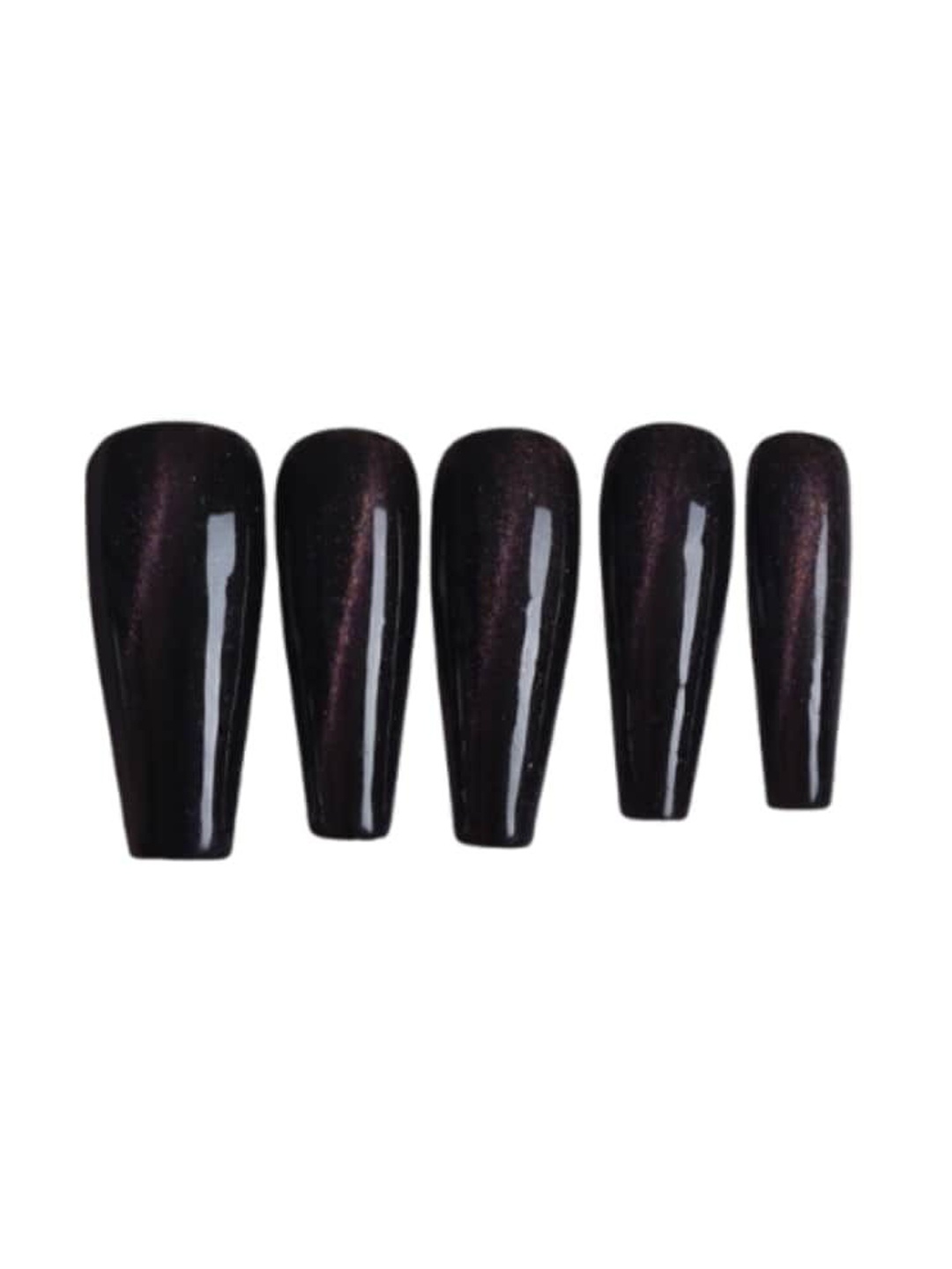 

SOEZI Set Of 24 Artificial Press On Nails Kit - Black Magic