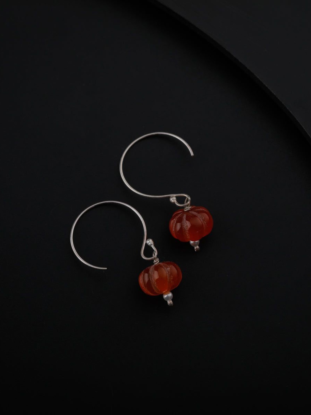 

House of Aadyaa 925 Sterling Silver Classic Beads Drop Earrings