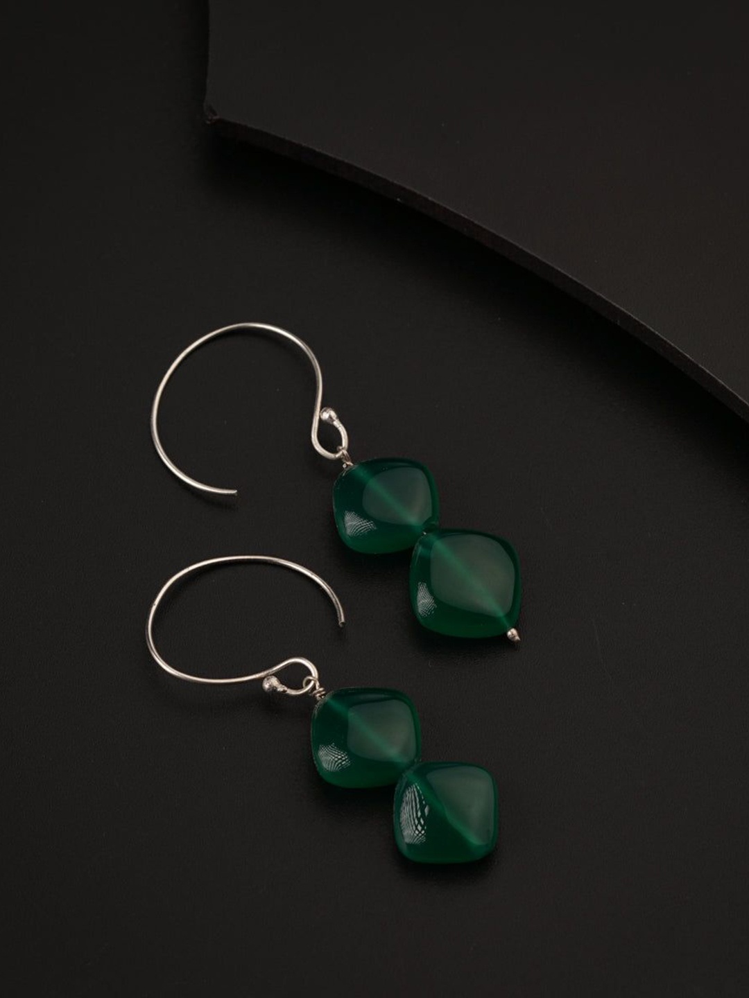 

House of Aadyaa Classic Drop Earrings, Silver