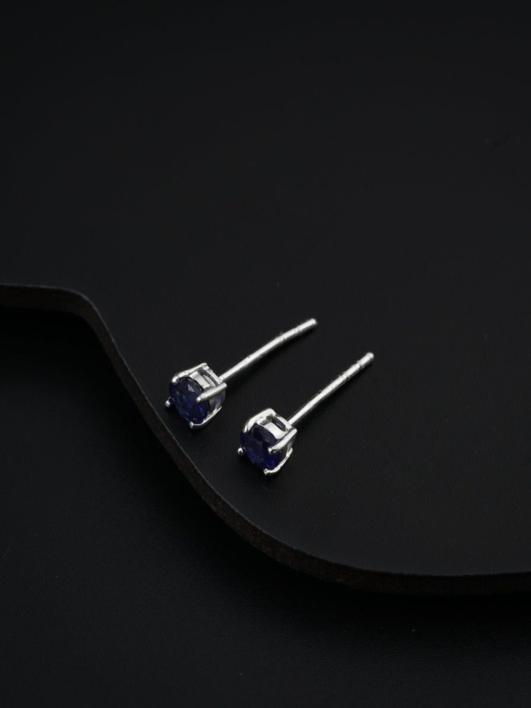 

House of Aadyaa 925 Sterling Silver Classic Stones Studs