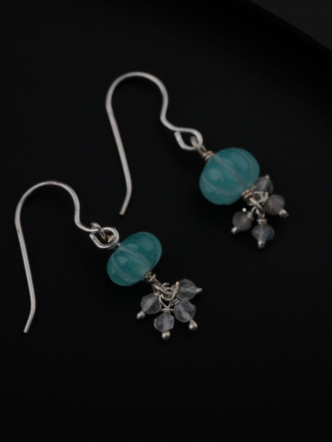 

House of Aadyaa Classic Drop Earrings, Silver