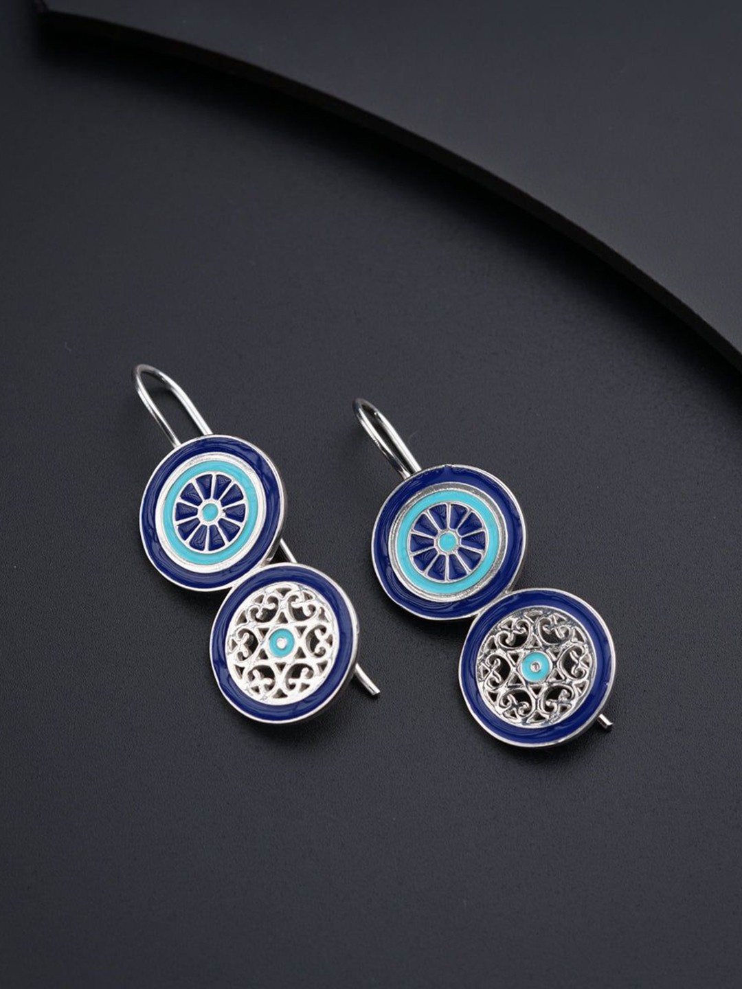 

House of Aadyaa 925 Sterling Silver Classic Drop Earrings