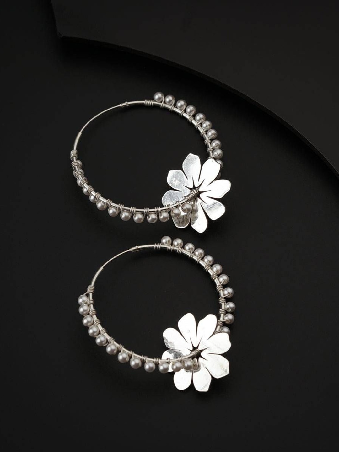 

House of Aadyaa 925 Sterling Silver Classic Hoop Earrings