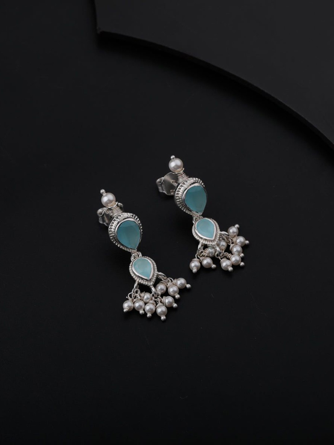 

House of Aadyaa 925 Sterling Silver Classic Drop Earrings