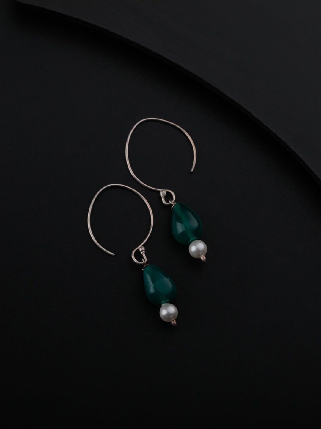 

House of Aadyaa Classic Hoop Earrings, Silver