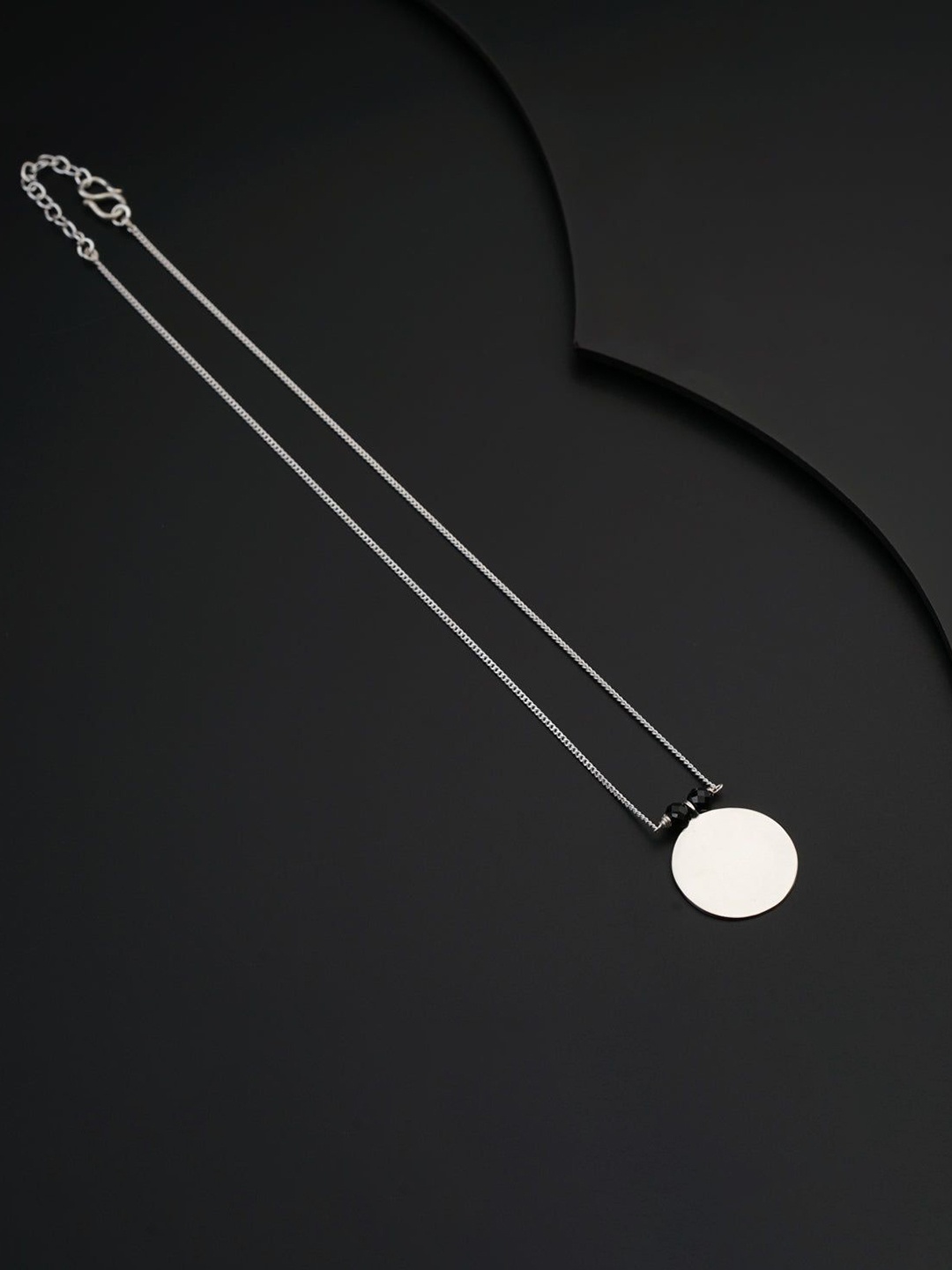 

House of Aadyaa Artificial Beads Mangalsutra, Silver
